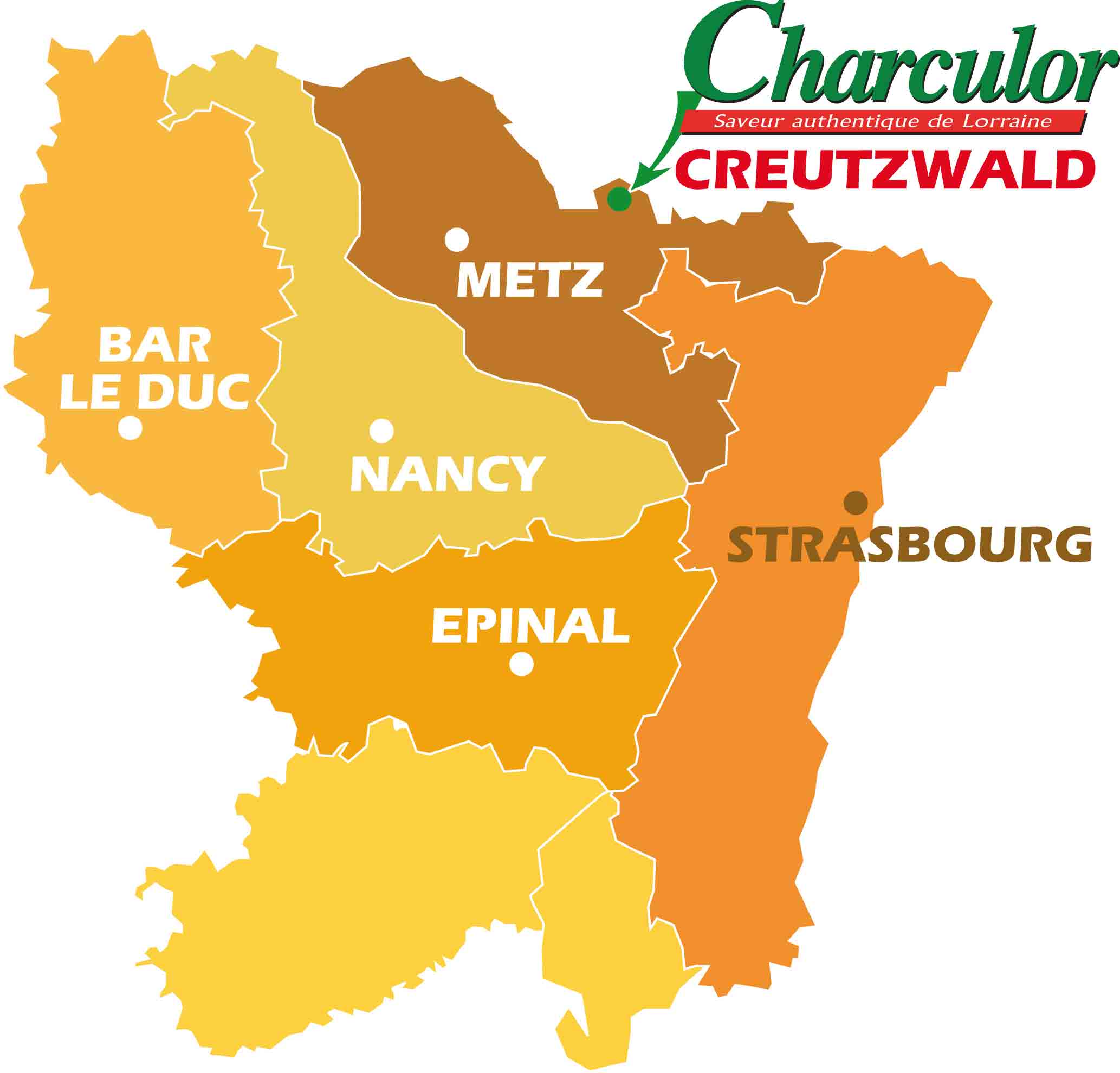 Charculor Carte Alsace Lorraine Charculor